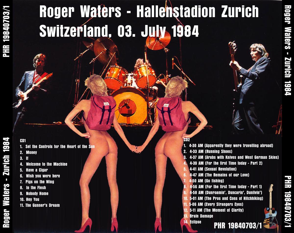 Roger Waters With Eric Clapton - Zurich 1984 - PHR