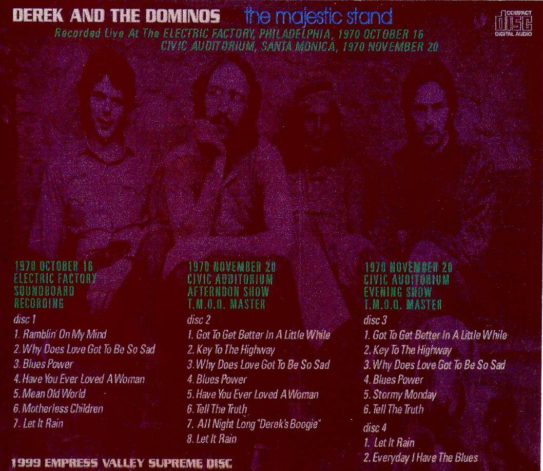 Derek and the Dominos - The Majestic Stand Vol. 4