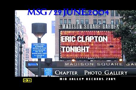 Eric Clapton - Vanishing Point - Madison Square Garden - New York