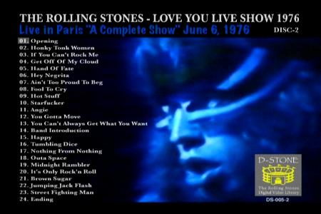 The Rolling Stones - Love You Live Show Paris, France - August 4, 